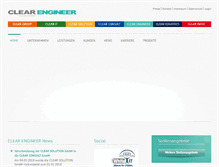 Tablet Screenshot of cen.clear-group.de